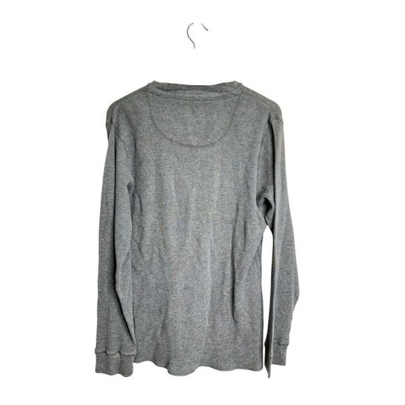 Timberland Long Sleeve Shirt Size Large Gray Crewneck Pullover - Picture 3 of 8